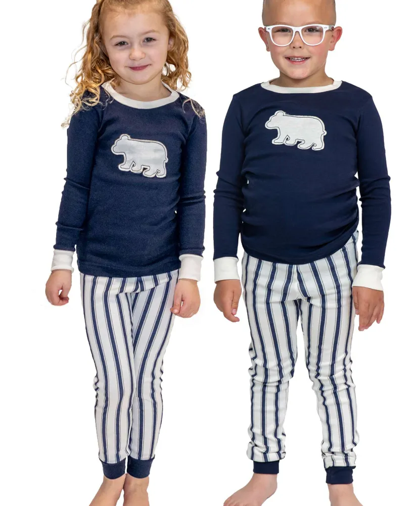 Ticking Bear Kid's Long Sleeve PJ's