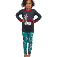 Fa La Llama Kid's Long Sleeve PJ's