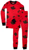 Canada Eh? Red Kid's Long Sleeve PJ's