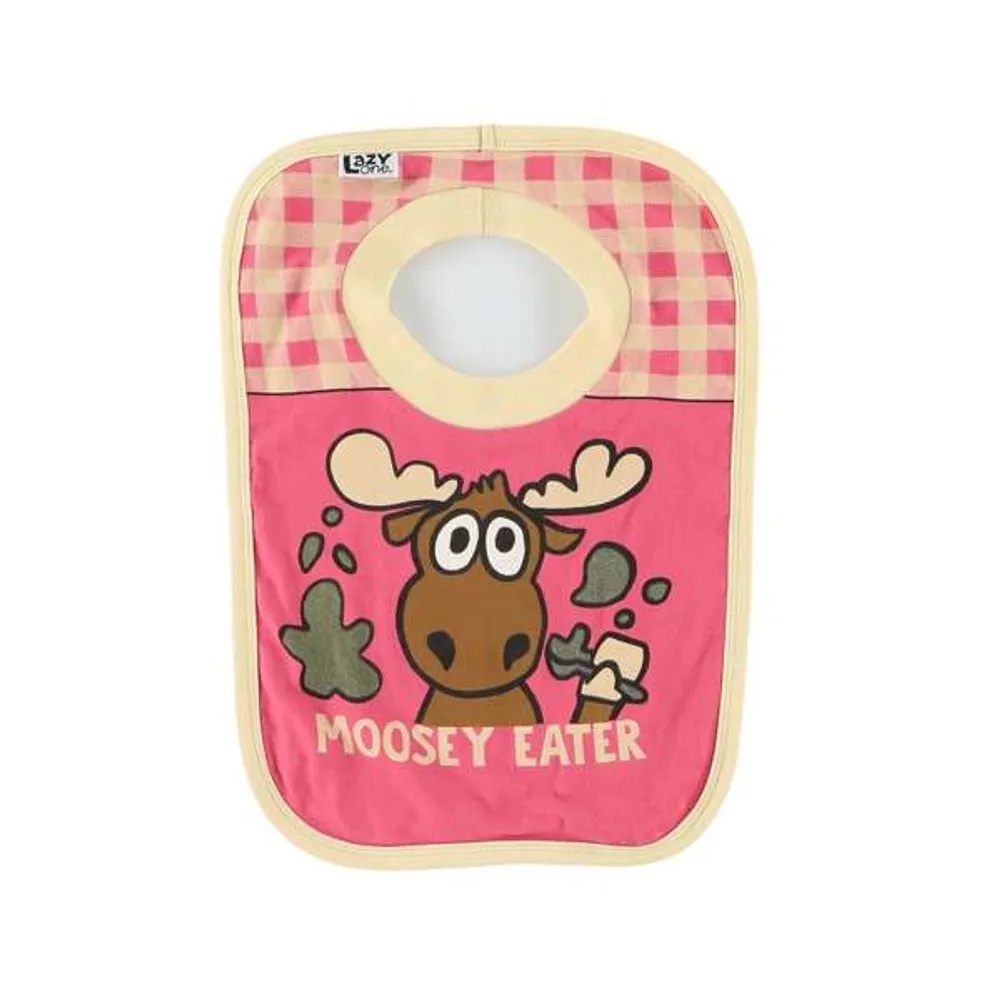 Moosey Eater Girl Infant Bib