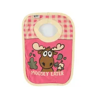 Moosey Eater Girl Infant Bib