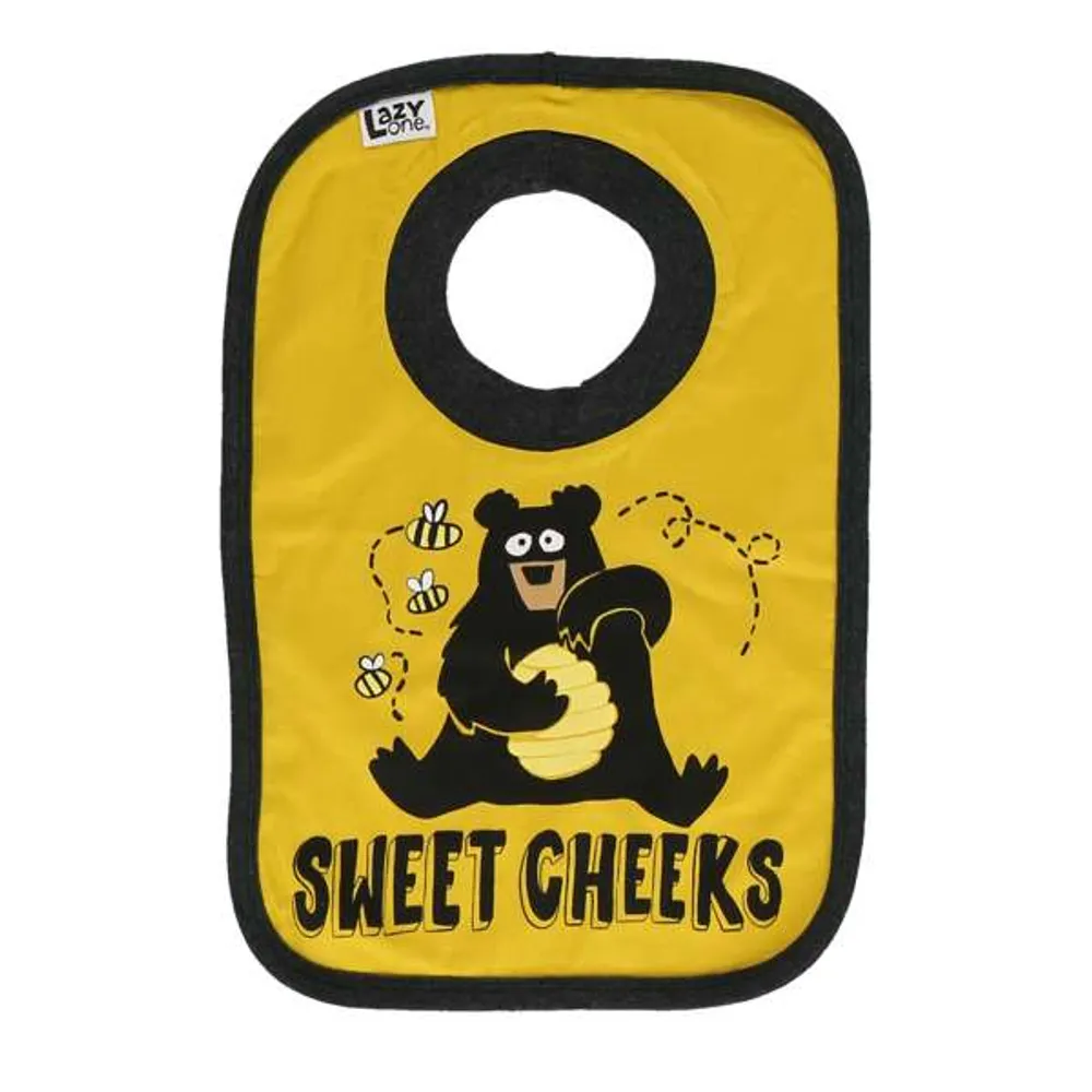 Sweet Cheeks Bear Infant Bib