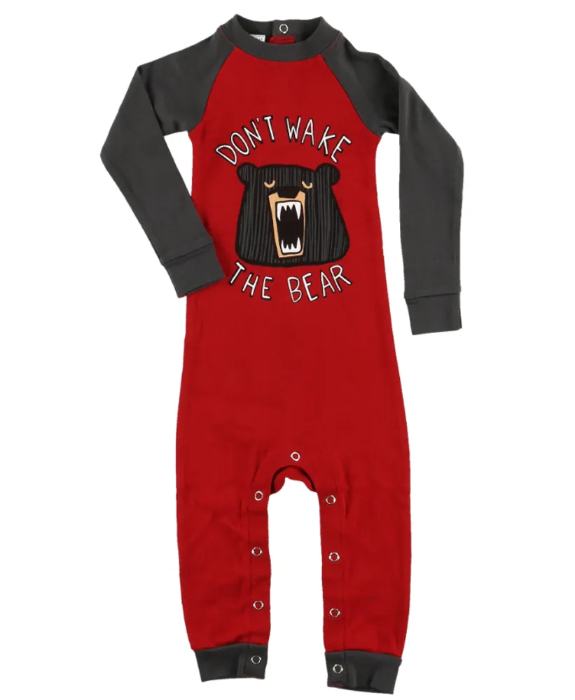 Don't Wake Bear Infant Union Suit