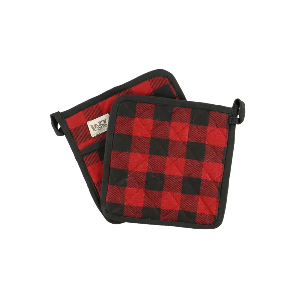 Red Plaid Pot Holder