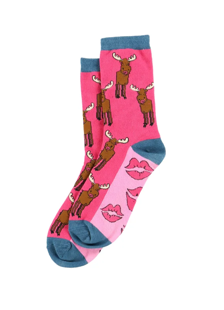 Moose Kiss Crew Sock