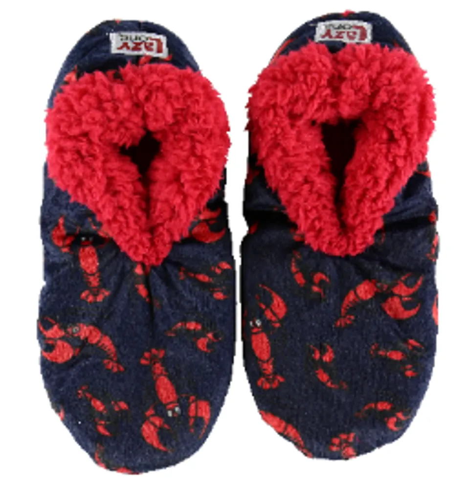 Lobster Fuzzy Feet Slipper