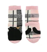 Bear Hug Pink Infant Sock