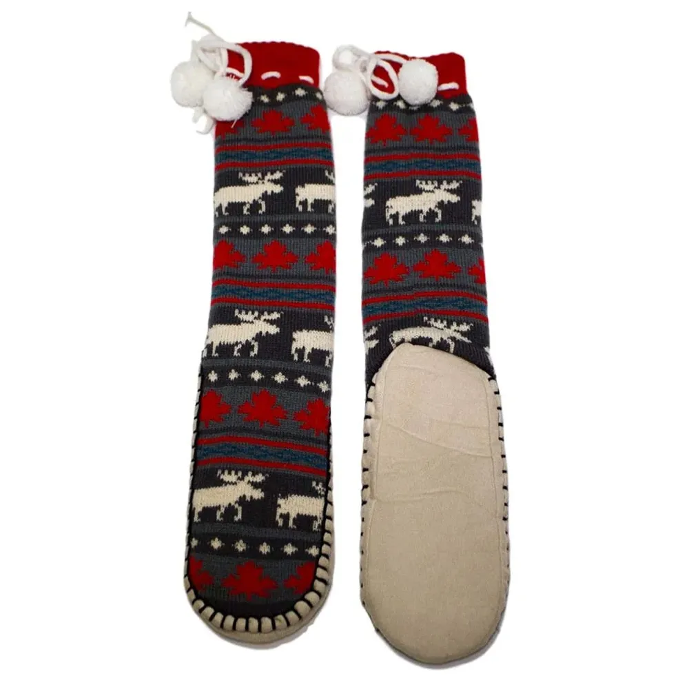 Moose Fair Maple Kids Mukluk Slipper