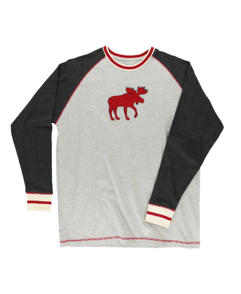 Cabin Moose Men's Long Sleeve PJ Tee