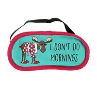 Don't Do Mornings Moose Sleep Mask