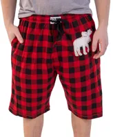 Moose Plaid Men's Pajama Shorts