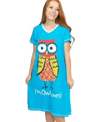 I'm Owl Yours Women's V-neck Nightshirt