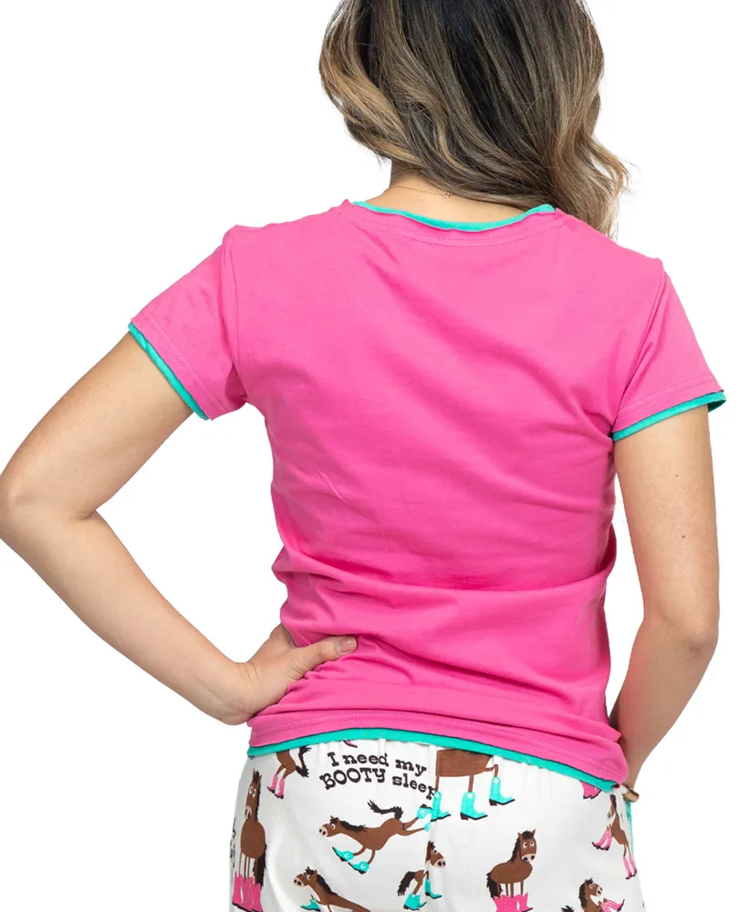 Need Booty Sleep Women's Horse Fitted Tee