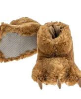 Brown Bear Kids and Adults Paw Slipper