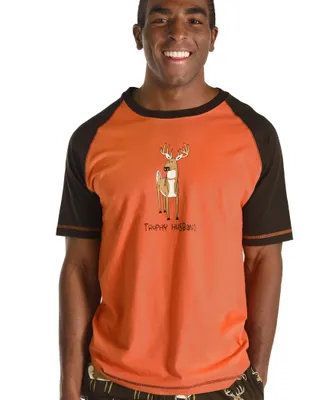 Trophy Husband Men's Deer PJ Tee