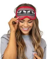 Moose Fair Isle Sleep Mask