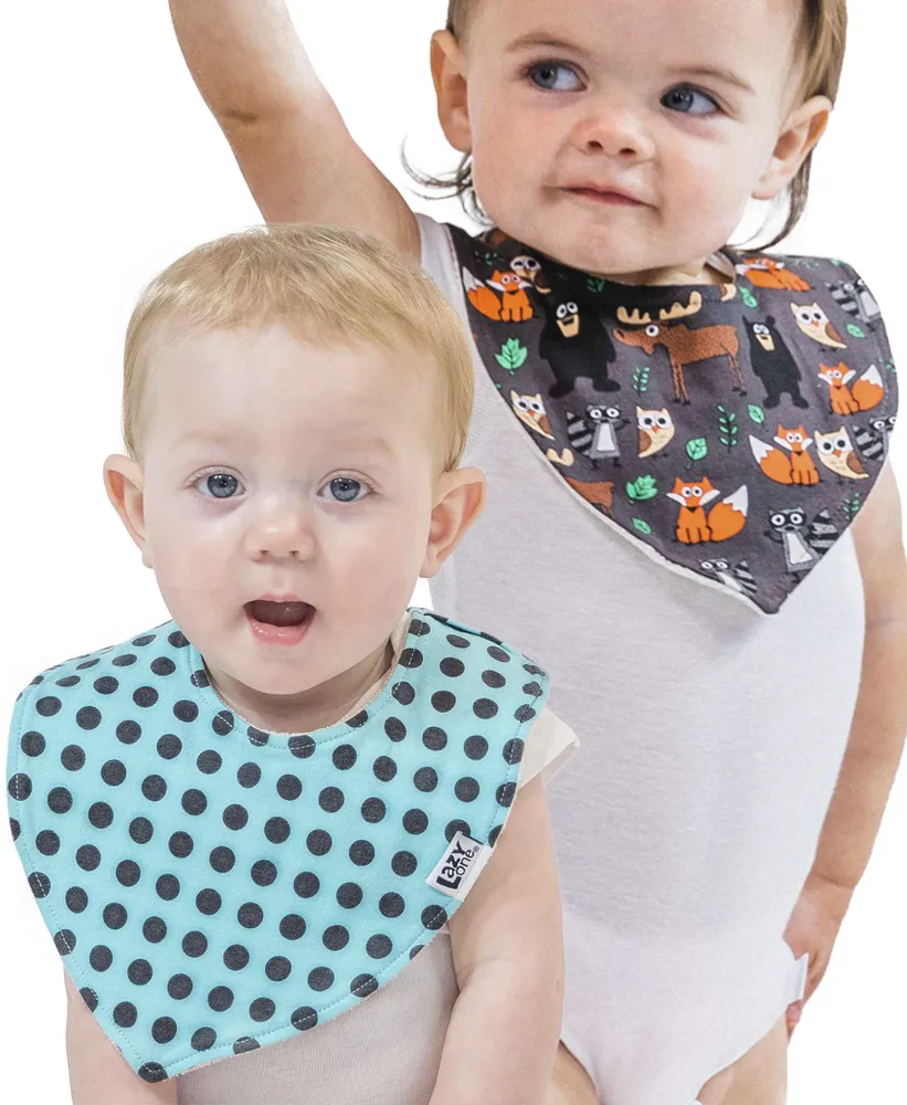 Born To Be Wild 2 Pack Infant Bandana Bib