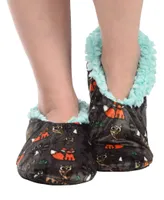 Born Wild Woodland Fuzzy Feet Slipper