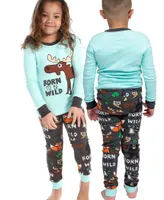 Born To Be Wild Kid's Long Sleeve Critter PJ's