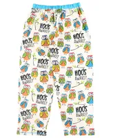 Hoo's Awake Women's Relaxed Fit Owl PJ Pant