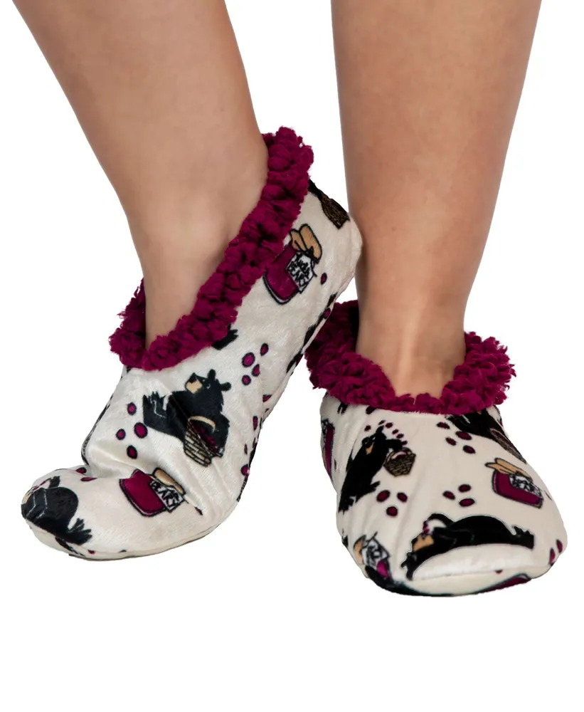 Huckleberry Bear Fuzzy Feet Slipper