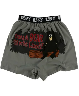 Does a Bear Sit? Men's Comical Boxer