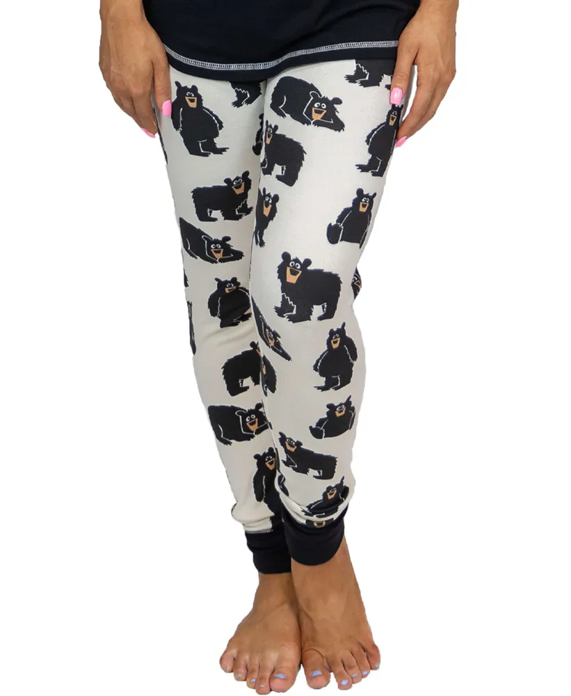  Cabin Moose LazyOne Women's Leggings and Tees, Pajama