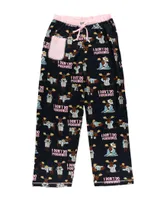 I Don't Do Mornings Women's Relaxed Fit Moose PJ Pant