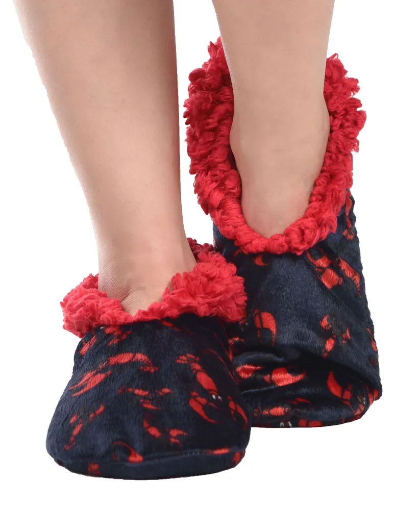 Lobster Fuzzy Feet Slipper