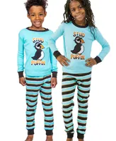 Stud Puffin Kid's Long Sleeve PJ's