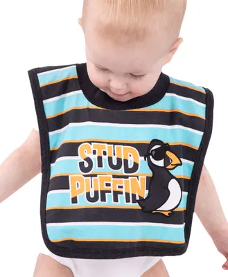 Stud Puffin Infant Bib