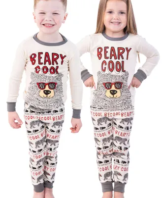 Beary Cool Kid's Long Sleeve PJ's