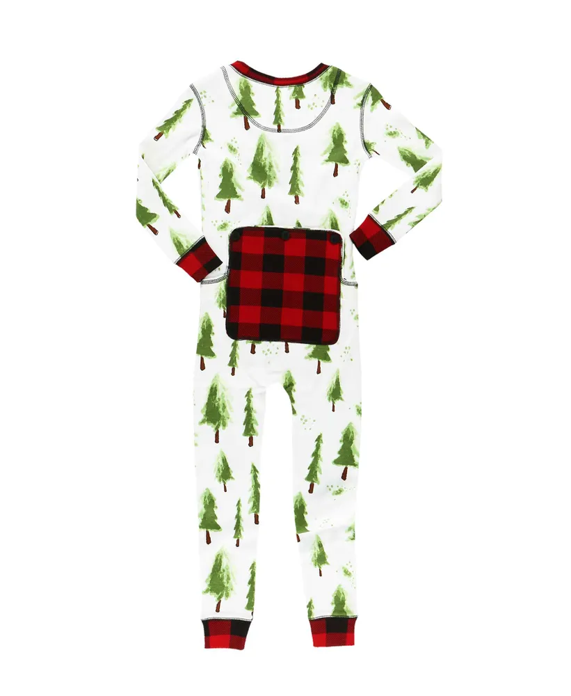 Evergreen Plaid Kid & Youth Onesie Flapjack