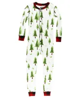 Evergreen Plaid Kid & Youth Onesie Flapjack