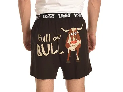 Full Of Bull Men's Comical Boxers