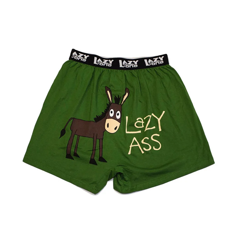 Lazy Ass Men's Comical Boxer