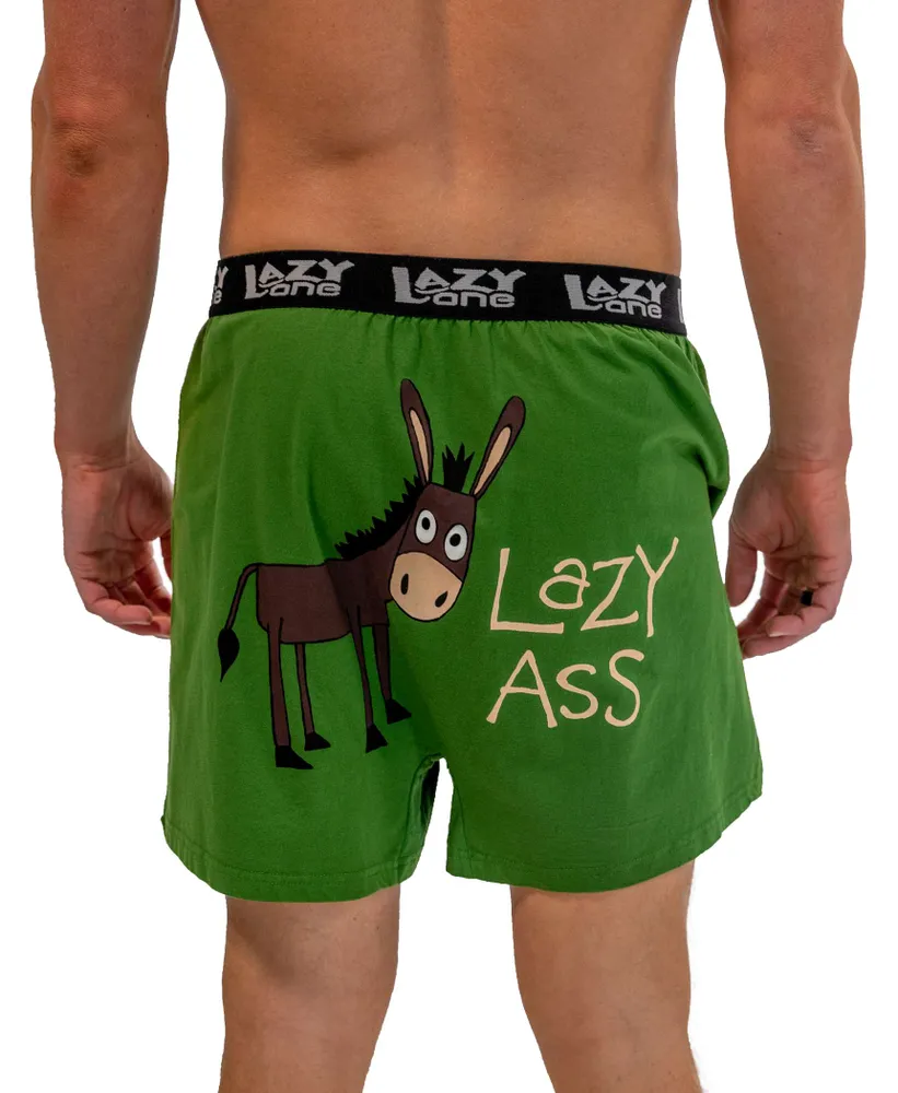 Lazy Ass Men's Comical Boxer