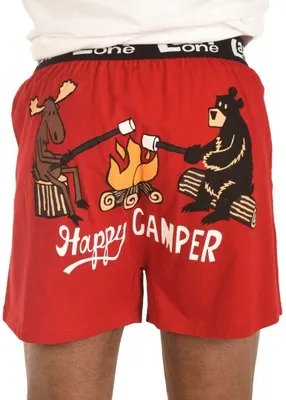 Happy Camper Men's Comical Boxers