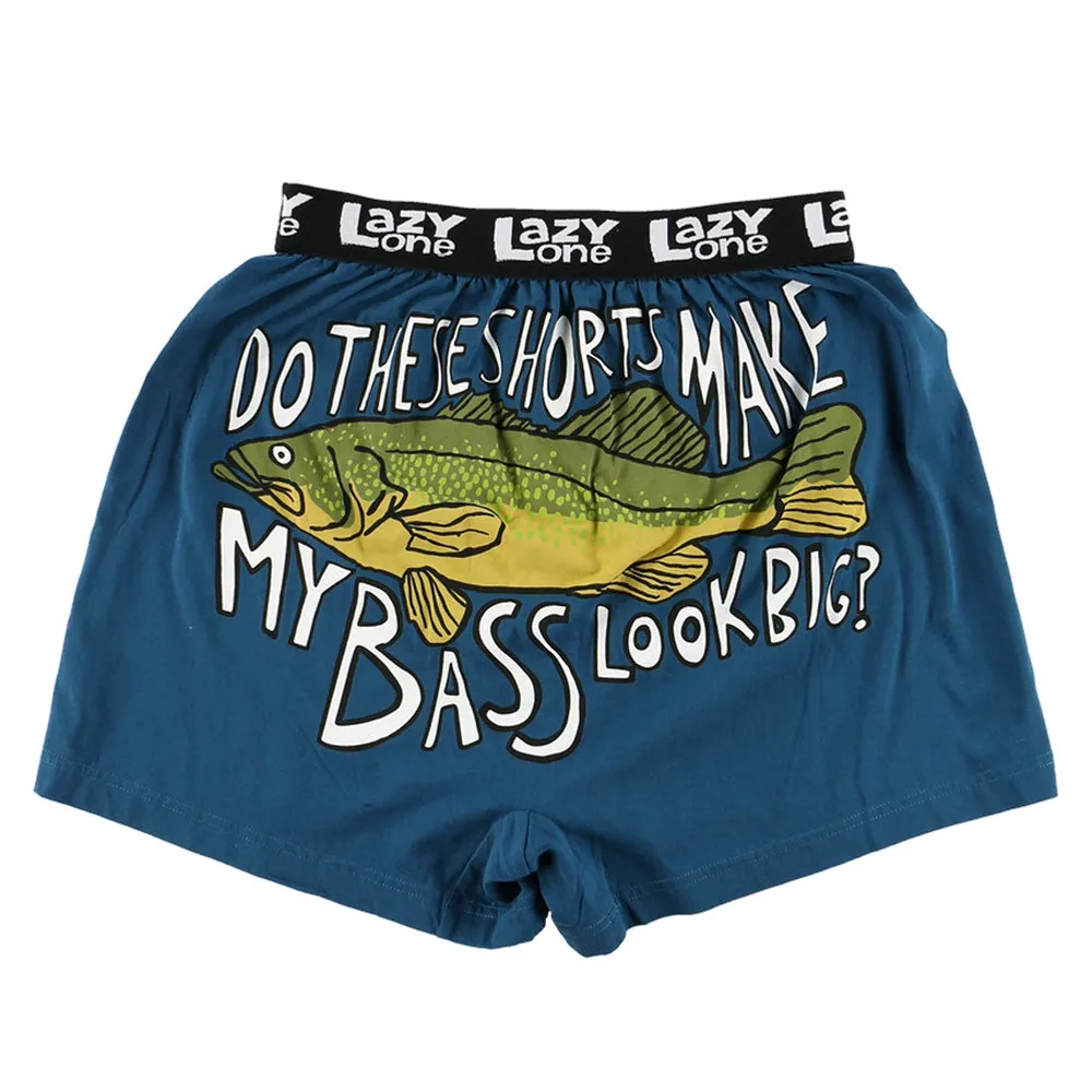 Do These Shorts Make My Bass Look Big? Men's Comical Boxer