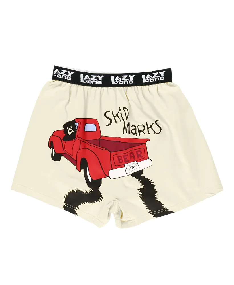 Skid Marks Men's Comical Boxers