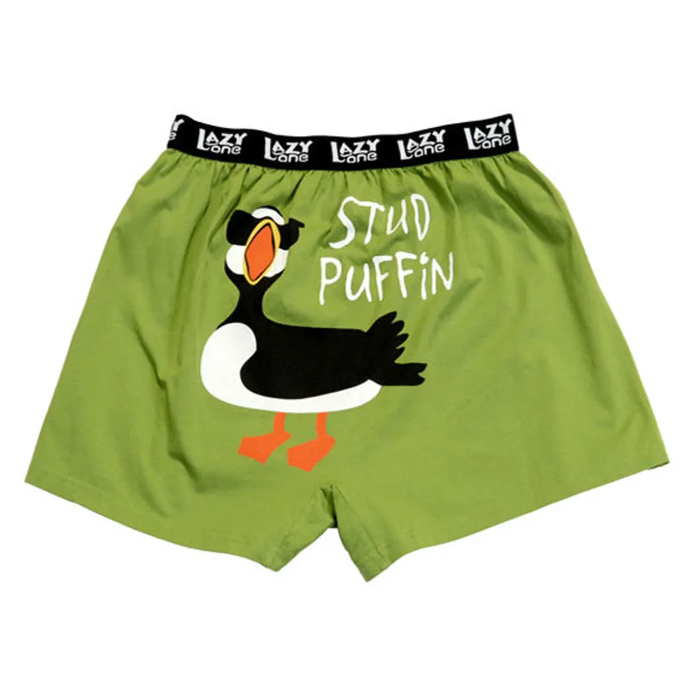 Lazy One Stud Puffin Men's Comical Boxers