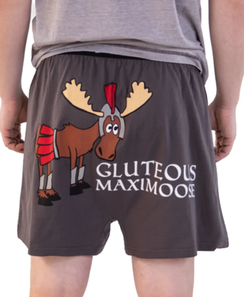 Gluteous Maximoose Men's Comical Boxer