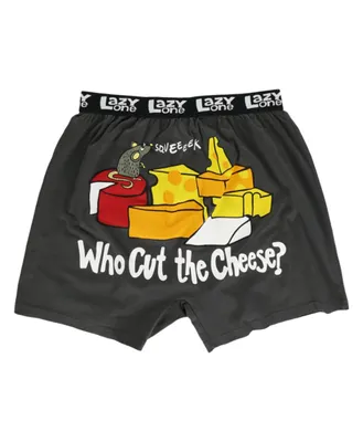 Who Cut The Cheese Men's Comical Boxer