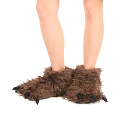 Big Foot Kids and Adults Paw Slipper