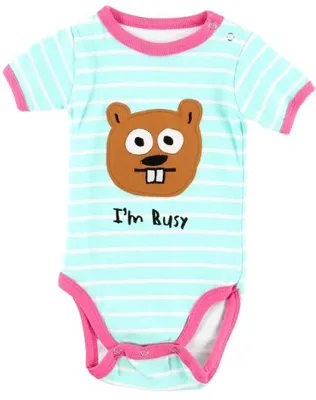 I'm Busy Beaver Infant Creeper Onesie