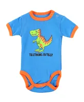 Teething Dino Blue Infant Creeper