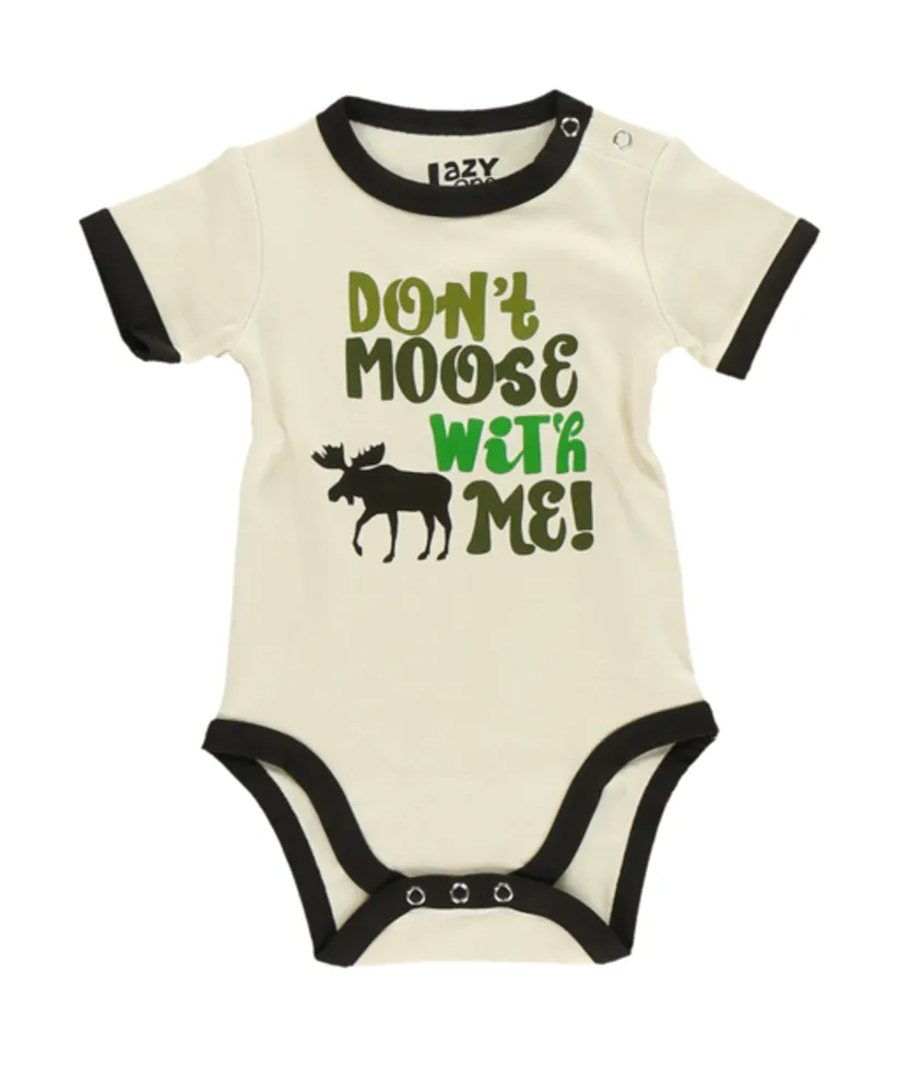 Don't Moose With Me Green Infant Creeper