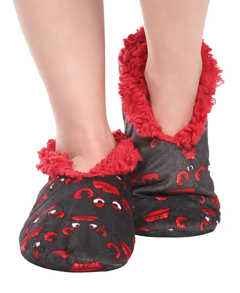 Crab Fuzzy Feet Slipper