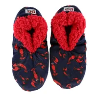 Lobster Fuzzy Feet Slipper