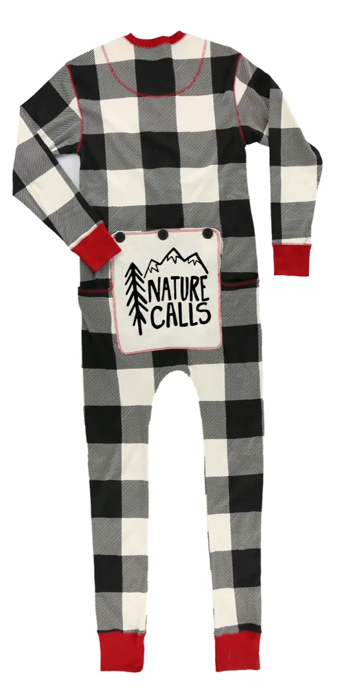 Nature Calls Grey Plaid Infant Flapjacks